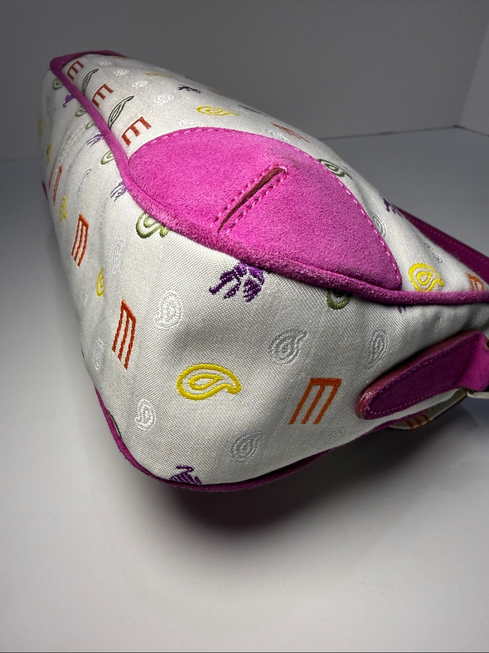 ETRO Multicolor Logo & Paisley Baguette Bag | Made in Italy - Picture 8 of 14